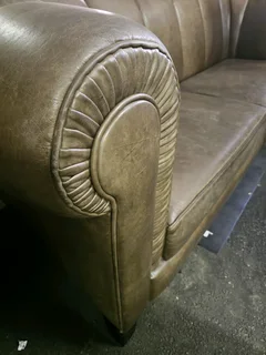 Pair of Vintage 1980s Dutch Sheep Leather Sofas