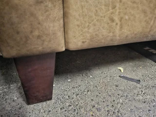 Pair of Vintage 1980s Dutch Sheep Leather Sofas