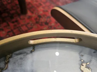 Cielo Drum Side Table with Storage