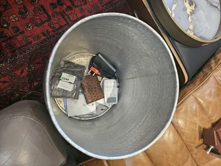 Cielo Drum Side Table with Storage