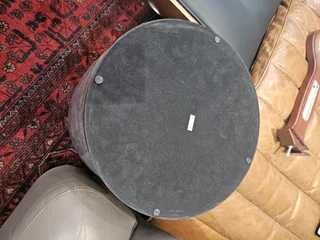 Cielo Drum Side Table with Storage