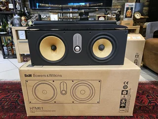 Bowers & Wilkins HTM61 Centre Channel Speaker – Black Ash Finish
