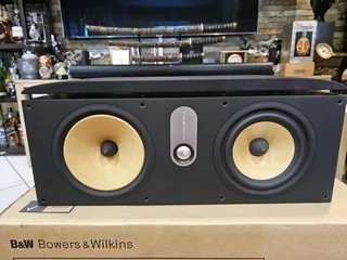 Bowers &amp; Wilkins HTM61 Centre Channel Speaker – Black Ash Finish