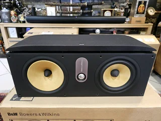 Bowers &amp; Wilkins HTM61 Centre Channel Speaker – Black Ash Finish