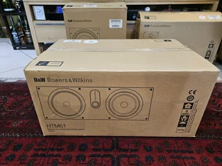 Bowers &amp; Wilkins HTM61 Centre Channel Speaker – Black Ash Finish