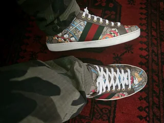 Gucci Ace Low-cut Disney Donald Duck Sneakers