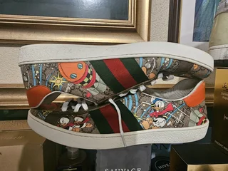 Gucci Ace Low-cut Disney Donald Duck Sneakers