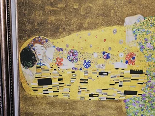 Framed Print of Gustav Klimt’s The Kiss