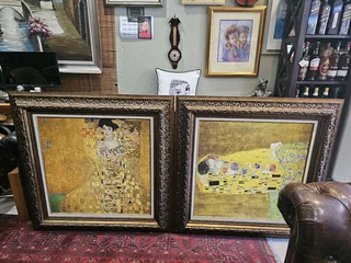 Framed Print of Gustav Klimt’s The Kiss