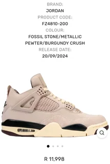 Jordan 4 Retro OG SP A Ma Maniére “While You Were Sleeping”