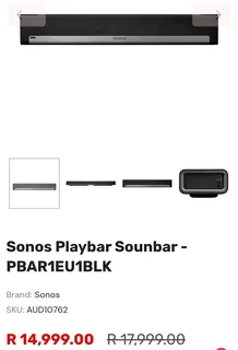 Sonos Playbar – Wireless HiFi Soundbar