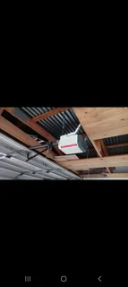 Garage door and motor