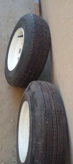 two venter trailer tyres