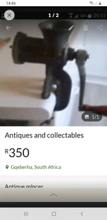 Old fashioned Antique mincer