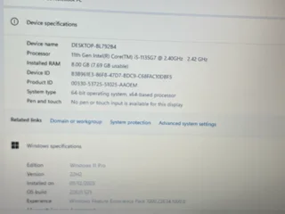 Hp G 8 laptop i5 11th gen