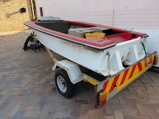 Boat with trailer