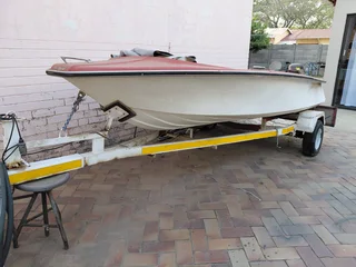 Boat with trailer