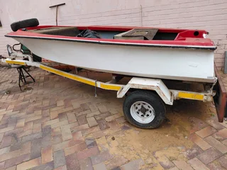 Boat with trailer