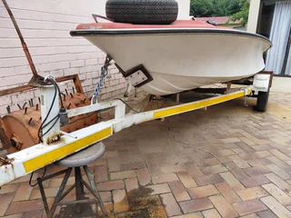 Boat with trailer