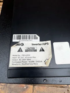 Ellies Inverter/ UPS 2400W