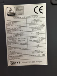 Defy Portable Aircon