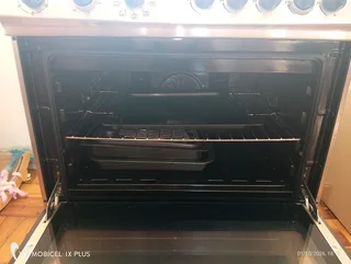 5 burner gas and electric stove.