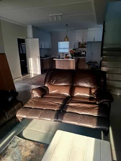 Luxurious genuine leather recliner