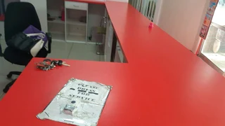 L- shape counter and shelf fittings