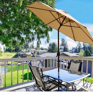 Pasamic Out door umbrellas, made of steel, rotating