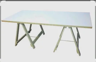 Pine trestle table- foldable