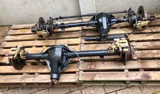 Willys Jeep CJ2A Axles with 4 Wheel Disc Brake Conversion