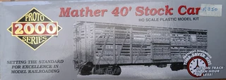 HO scale model railroad wagon kits