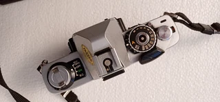 Minolta 35mm film camera with macro equipment