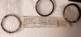 Minolta 35mm film camera with macro equipment