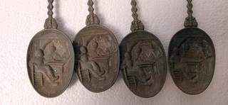 Pewter display spoons