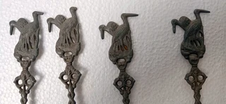 Pewter display spoons
