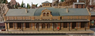 N-scale Vollmer #7506 Altstadt Station (already built)