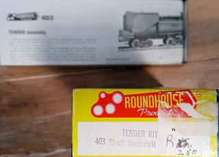 Roundhouse HO Vanderbilt Tender kit