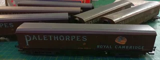Lima HO parcel van &#34;Palethorpes Royal Cambridge Sausage&#34;