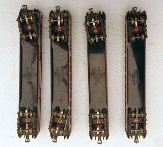 Fleischmann HO Pennsylvania RR set of 4 coaches