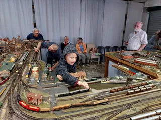 Large Model train N scale layout