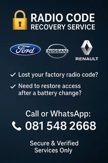 Renault/Ford/Nissan Radio Codes