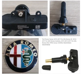 Alfa Romeo tyre pressure monitor sensor & valve stems
