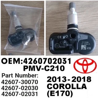 2013 - 18 Toyota Corolla TPMS tyre pressure monitor sensors