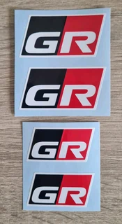 Toyota GR brake caliper decals stickers