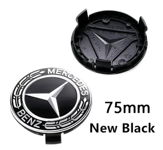 Mercedes 60mm &amp; 75mm Wheel Rim centre caps