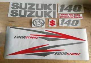 2010 &#43; Suzuki DF Four stroke outboard motor stickers decals kits