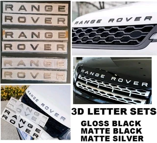 Range Rover brake caliper stickers decals sets