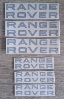 Range Rover brake caliper stickers decals sets