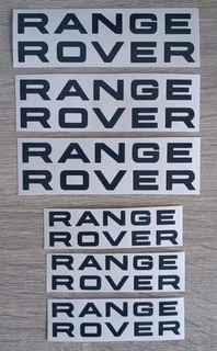 Range Rover brake caliper stickers decals sets